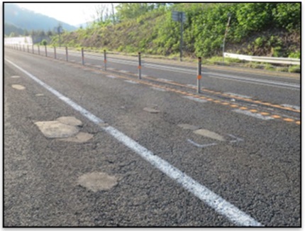 photo of pavement damage photo
