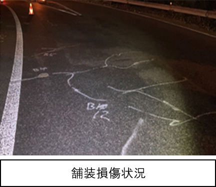 舗装損傷状況のイメージ画像