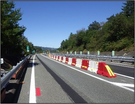 車線運用切替工事　イメージのイメージ画像