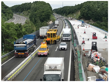 【車線運用切替の状況】のイメージ画像