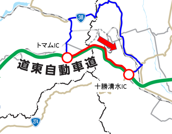 通行止め区間及び時間のイメージ画像