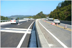 Image image of the completion of the four-lane construction on the Ban-Etsu Expressway (Ono IC-Abukuma Kogen SA)
