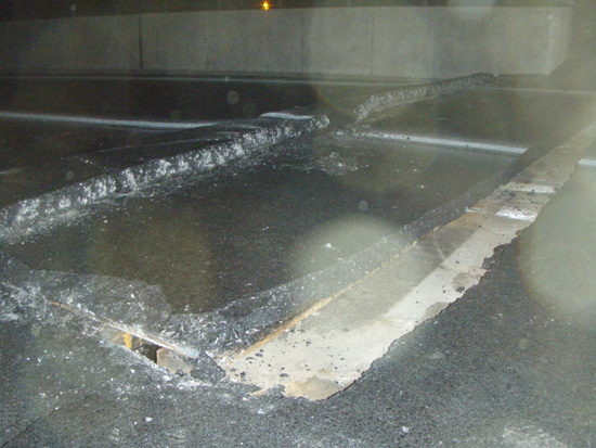 仙台東部道路　仙台東IC～仙台港北IC（上下線）桁水平方向ずれ及び段差のイメージ画像