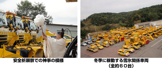 安全祈願祭の一例/青森管理事務所のイメージ画像