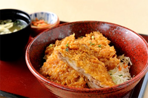 毛呂（もろ）豚（ぶた）の柚子塩丼（ゆずしおどん）のイメージ画像