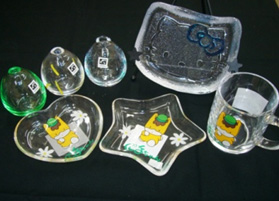 隱藏的本地產品的圖像圖像[Tsukiyano Kobo的玻璃，上越水晶玻璃有限公司]（Tanigawadake PA Down Line）