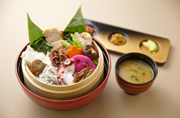 常陸乃国の玉手箱 もりと海のわっぱ丼のイメージ画像