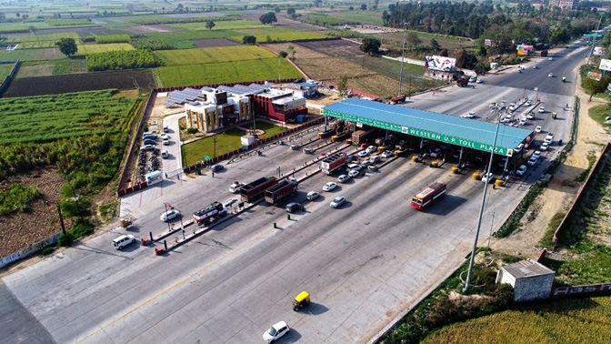 Image of Western UP Tollways (from Figure 3 on the next page, above the toll booth)