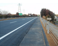 東日本大震災での復旧工事（常磐道）の写真2