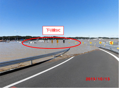 水戸北SIC 下り線 流出ランプのイメージ画像