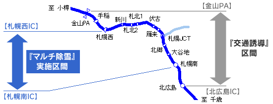 マルチ除雪の実施区間はのイメージ画像