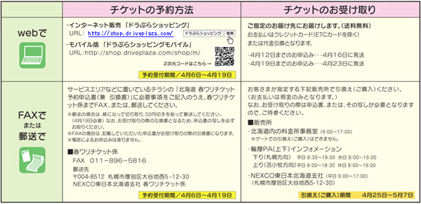 予約とチケットのお受け取りのイメージ画像