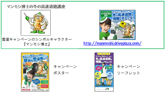 Image of Dr. Mammoshi's snowy road campaign