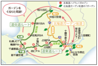 北海道高速公路花园的图像图像