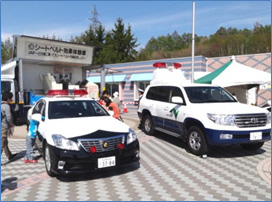 【警察パトカー＆NEXCO東日本パトカー展示】のイメージ画像