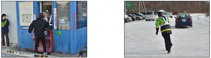 【参考】昨年度実施した様子（苫小牧東料金所）のイメージ画像