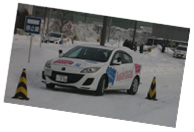 Image image of snow driving school