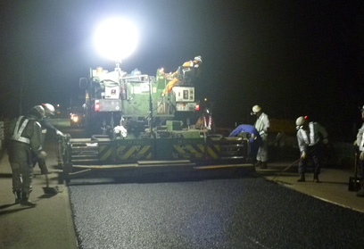 Image of road surface repair work