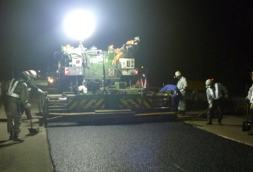 Image of road surface repair work