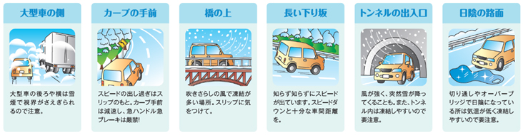 冬の安全運転のお願いのイメージ画像