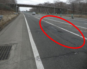 Image of road damage example