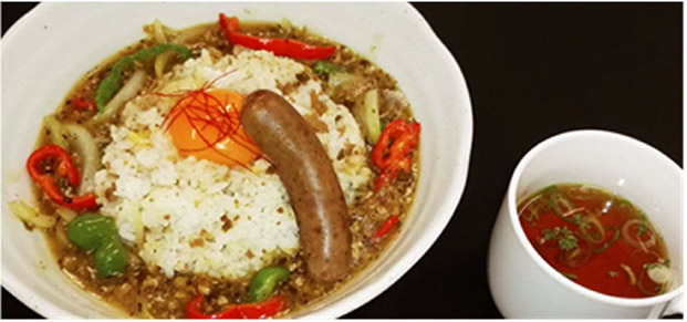 最優秀賞　鹿肉（がぱお）風あんかけ飯（はん）の写真