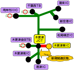 圏央道（木更津JCT～木更津東IC）のイメージ画像
