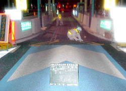 ETCレーン路面標示のイメージ画像