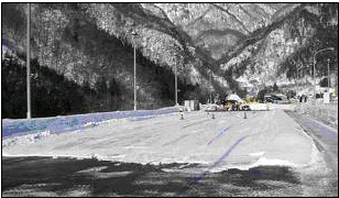 雪道体验烧伤（谷川岳停车场）的图像