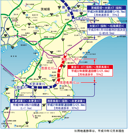 首都圏中央連絡自動車道の概要のイメージ画像