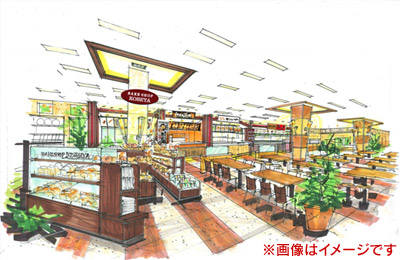 生まれ変わった高坂SAのイメージ画像