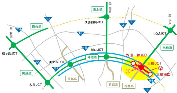 工事位置図のイメージ画像