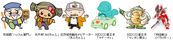 ご当地キャラのイメージ画像