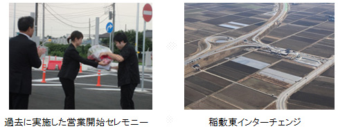 過去に実施した営業開始セレモニーのイメージ画像