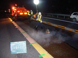 Image image of pavement repair work
