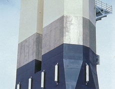 Image of anticorrosion measures (titanium clad steel plate) at Aqua Bridge