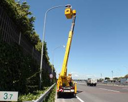 Image image of inspection of road lighting