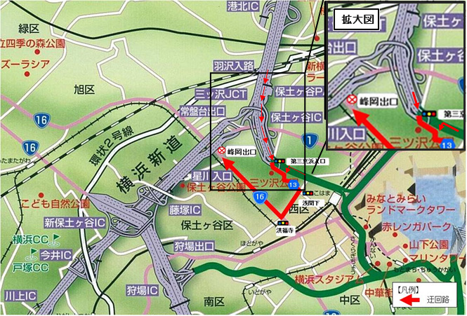 迂回路のイメージ画像