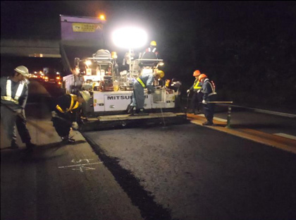 舗装補修工事のイメージ画像