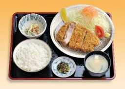 Image of Shinshu rice pork tonkatsu set meal (limited quantity sale)
