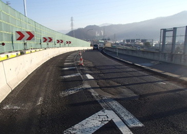 更埴JCT連絡路 現況舗装状況のイメージ画像