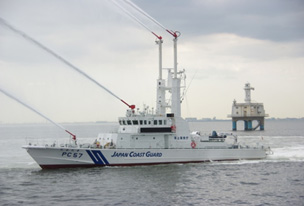 [海洋：千葉海岸警衛隊巡邏船“ Tataki”]圖像