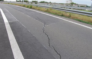 狭山日高IC 現況舗装状況のイメージ画像