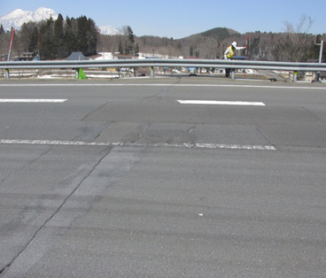 舗装路面の損傷状況のイメージ画像