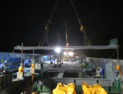 新設コンクリート床版の設置のイメージ画像