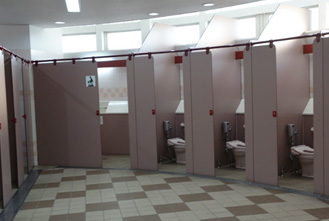 Photo of toilet on the first floor (inside)