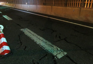 損傷状況の写真