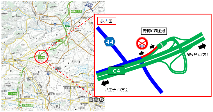 夜間閉鎖箇所のイメージ画像