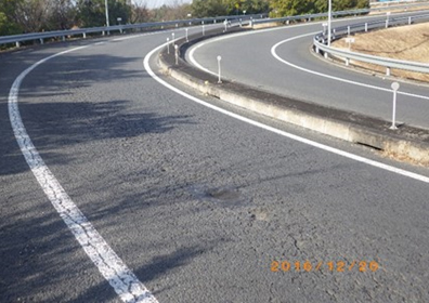 壬生IC 現況舗装状況のイメージ画像
