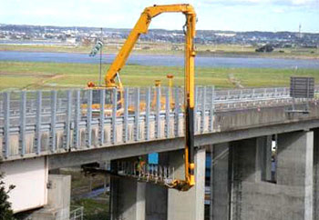 Image image of bridge inspection work status